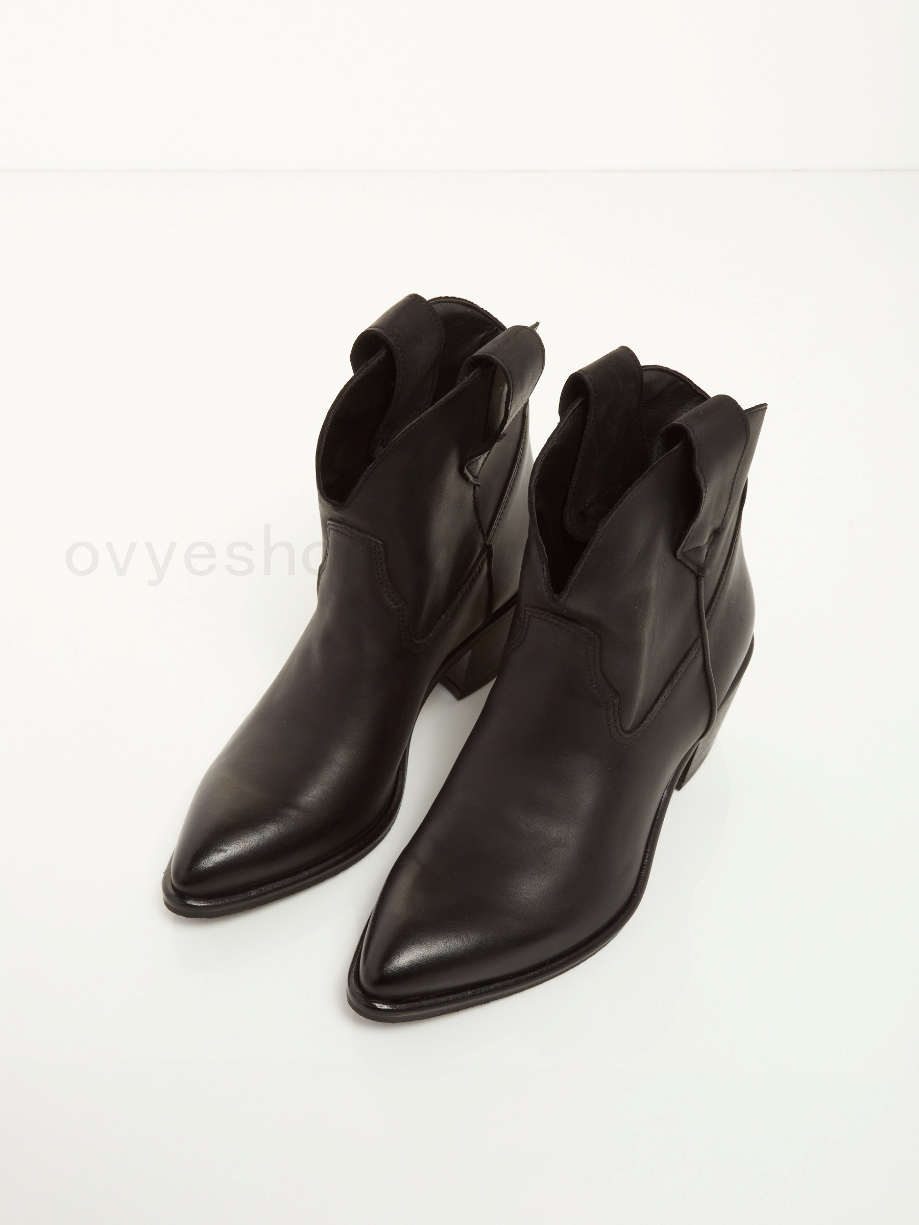 Acquisto Leather Cowboy Ankle Boots F0817885-0502